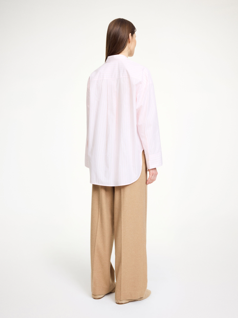 Derris Shirt - Chalk Pink Stripe