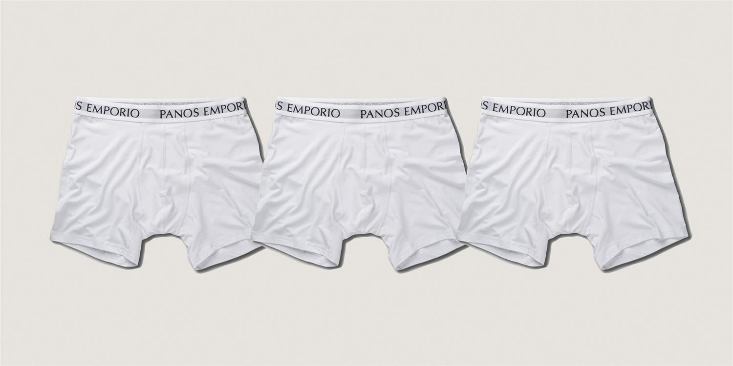 3pk Base Bamboo Boxer White