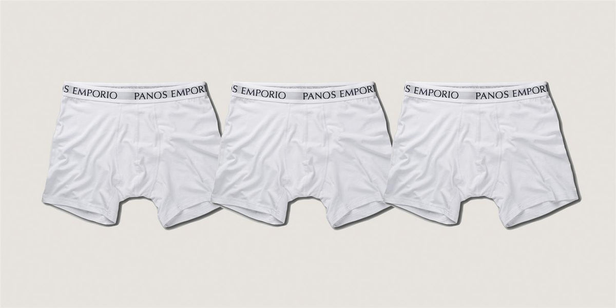 3pk Base Bamboo Boxer White
