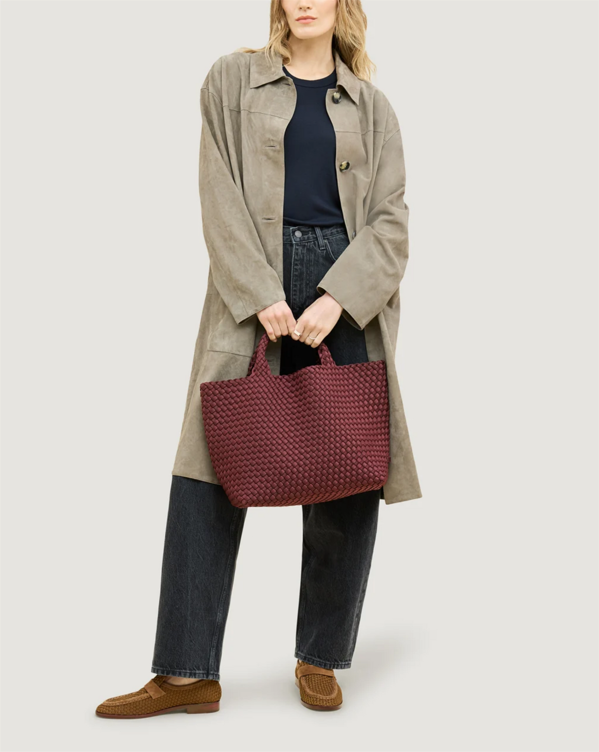 St Barths Medium Tote Bordeaux