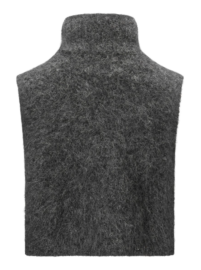 Belinda chunky high neck Charcoal