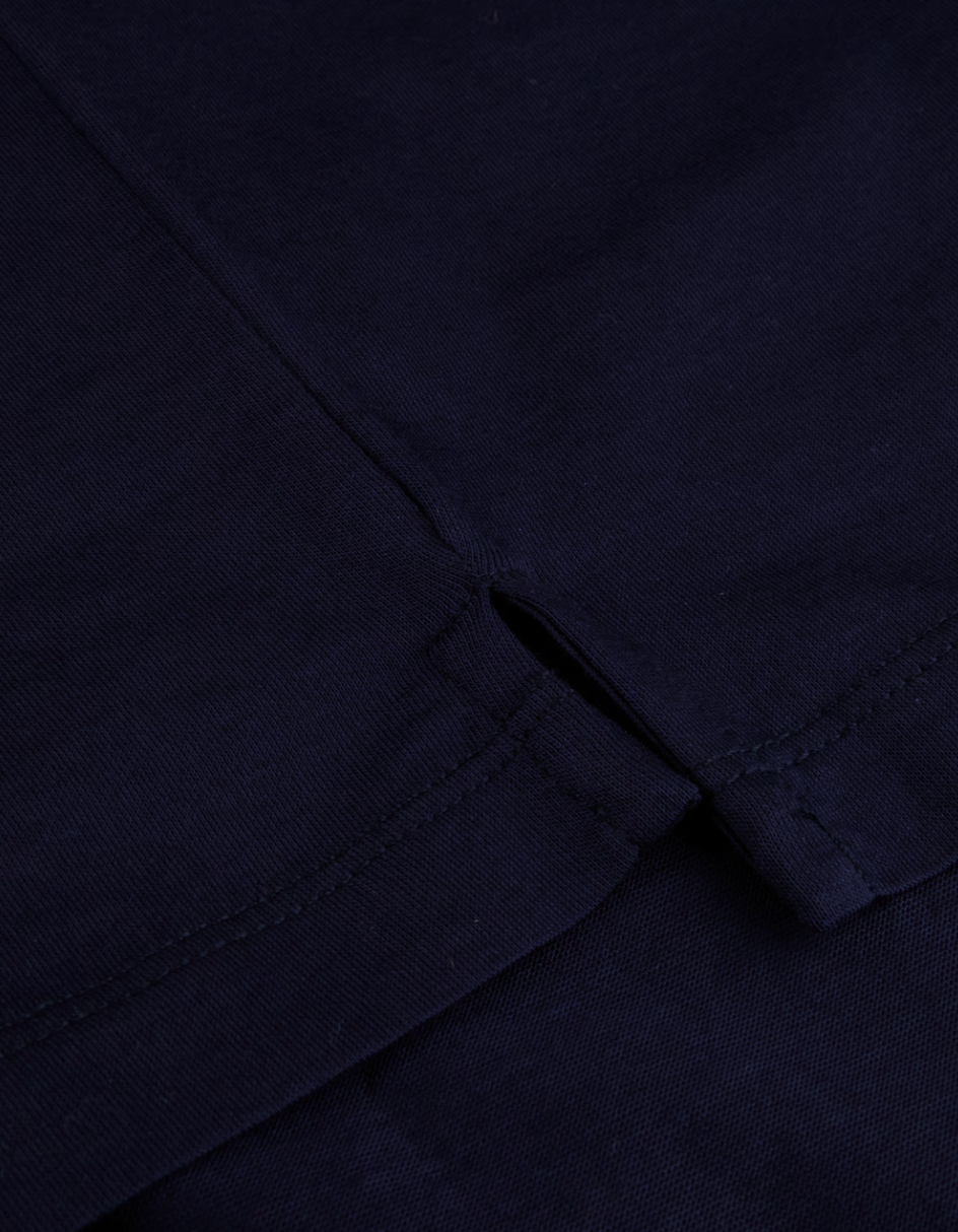 Polo Shirt Mercericed Cotton Navy