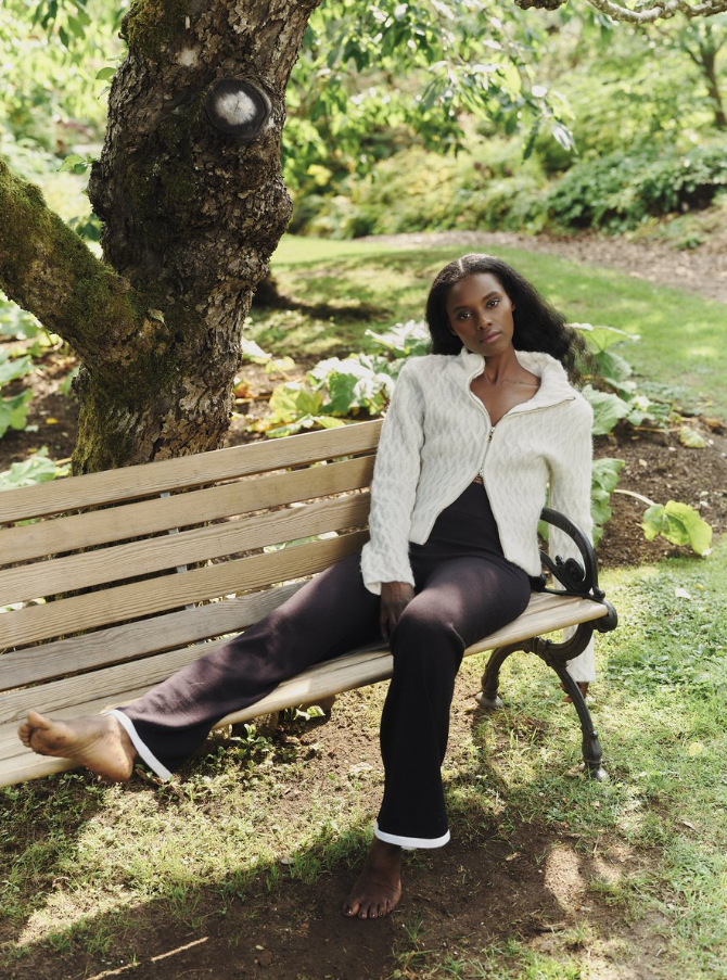 Nelly Alpaca cardigan Ivory