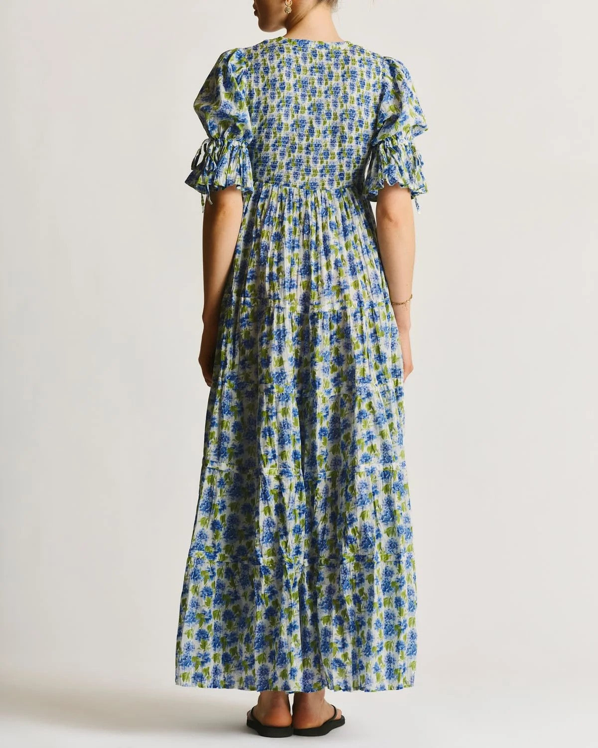 Twisted Maxi Dress Peonies