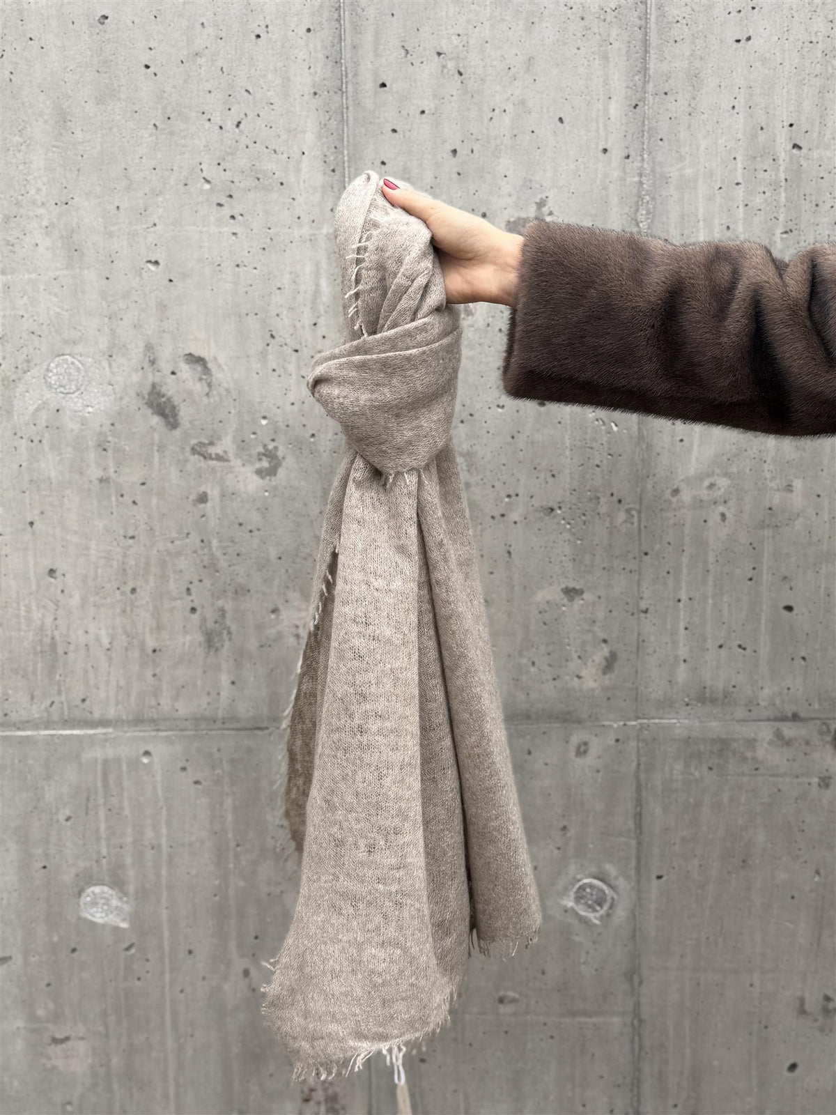 622502 Schal Beige