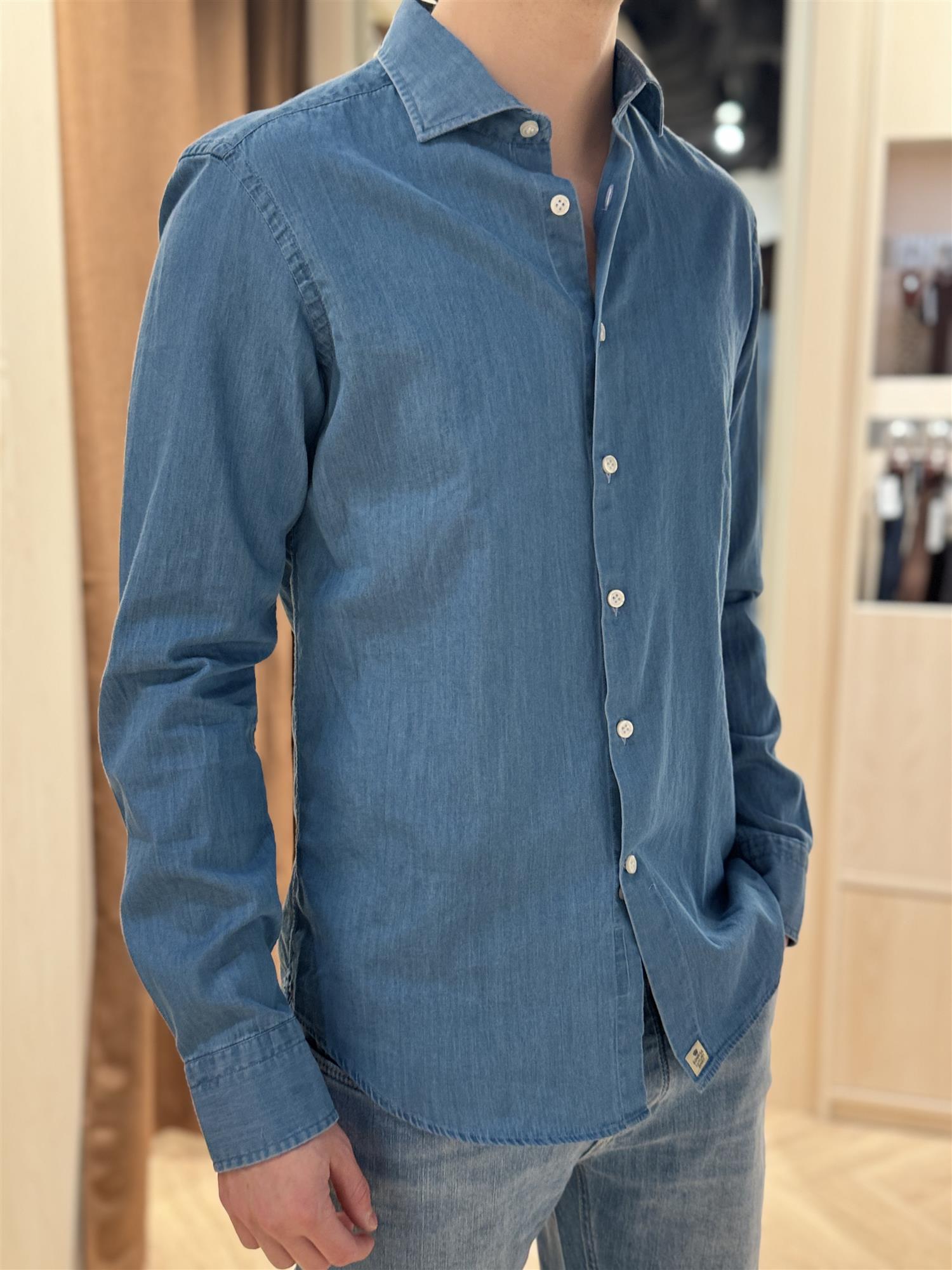 Blue Denim Shirt