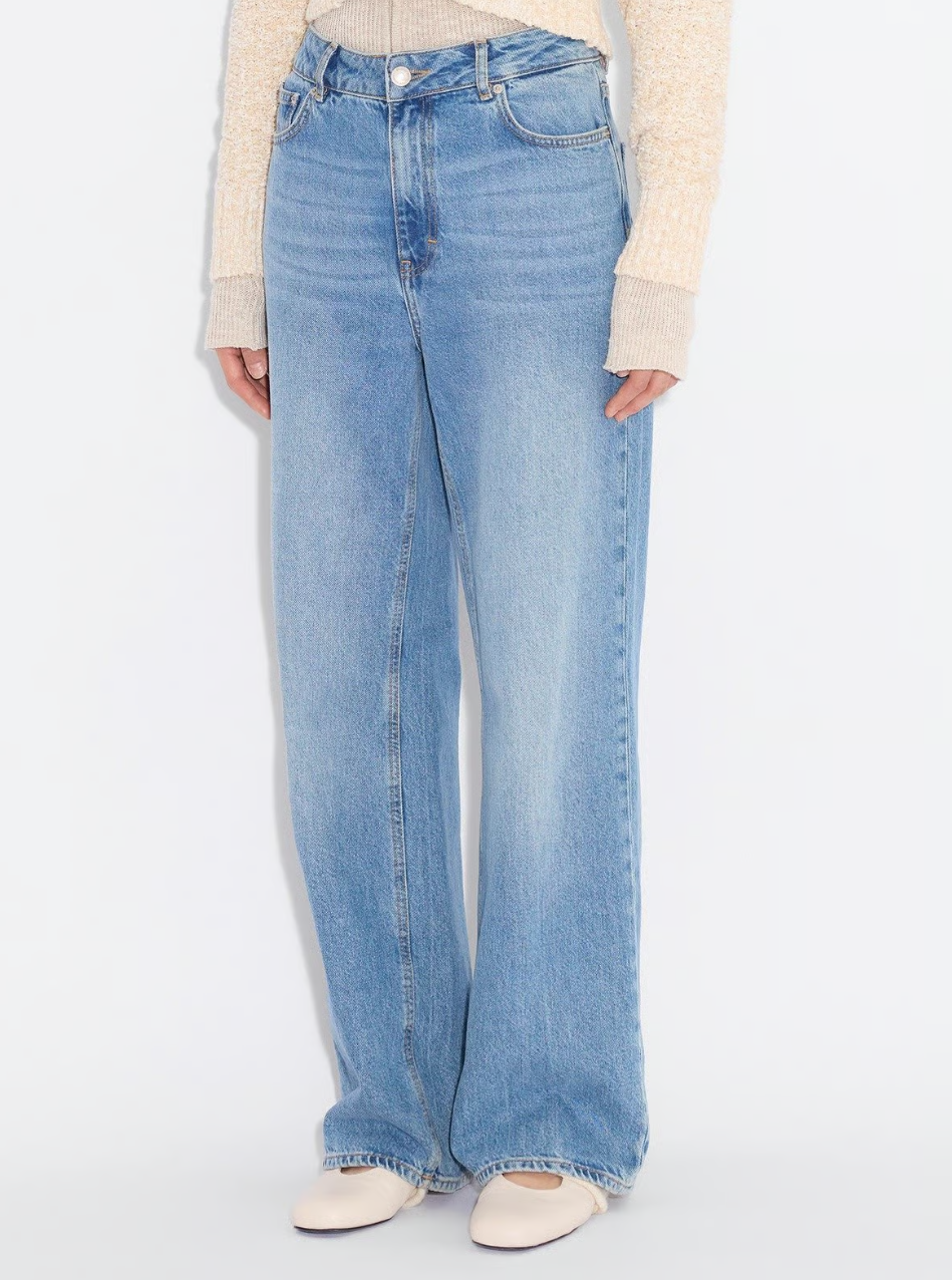 W Wide Jeans Light blue