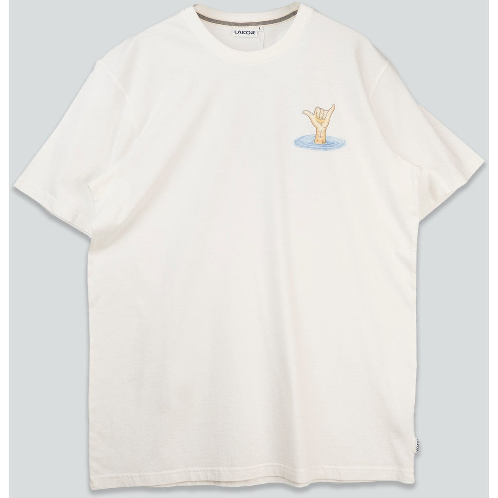Back Attack T-shirt Star White