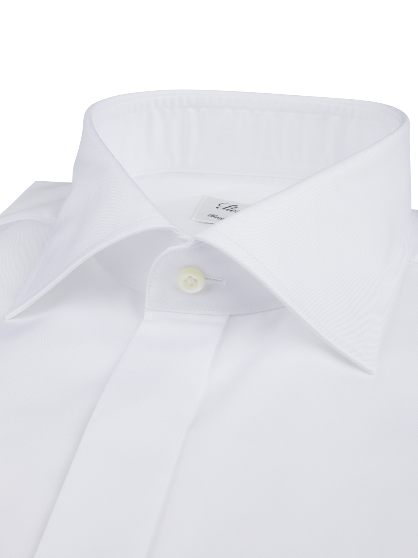 White Tuxedo Shirt, Fitted Body, XL-Sleeves