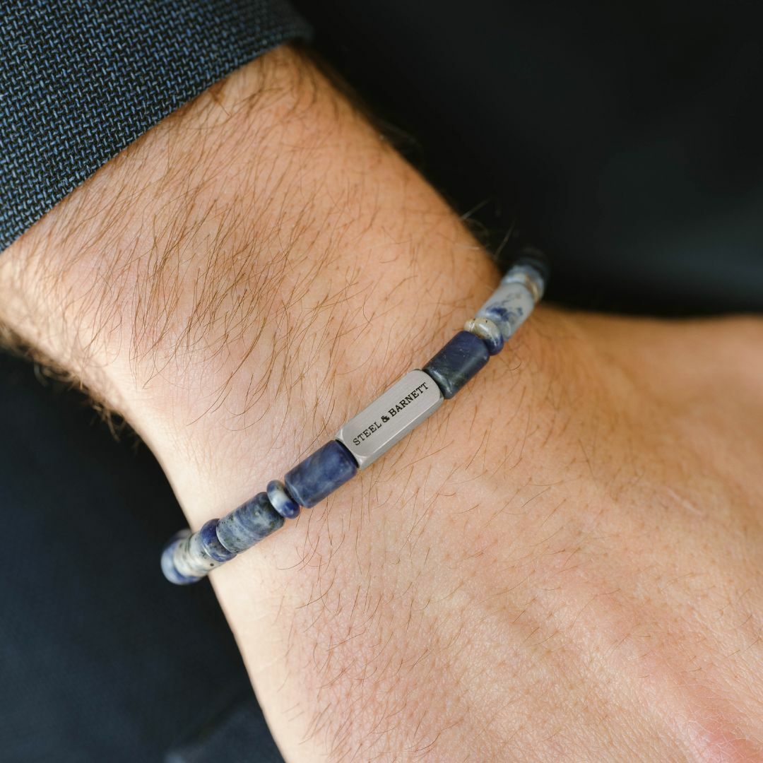 Stones Bracelet Colourful Cal Matt Sodalite