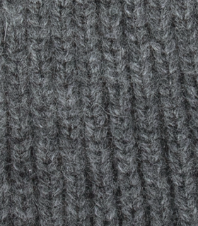 Beanie Cashmere Wool Rime Grey