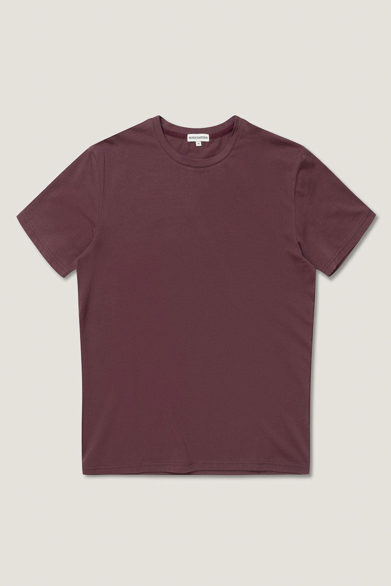 Organic Cotton Crew Tee Vineyard wine