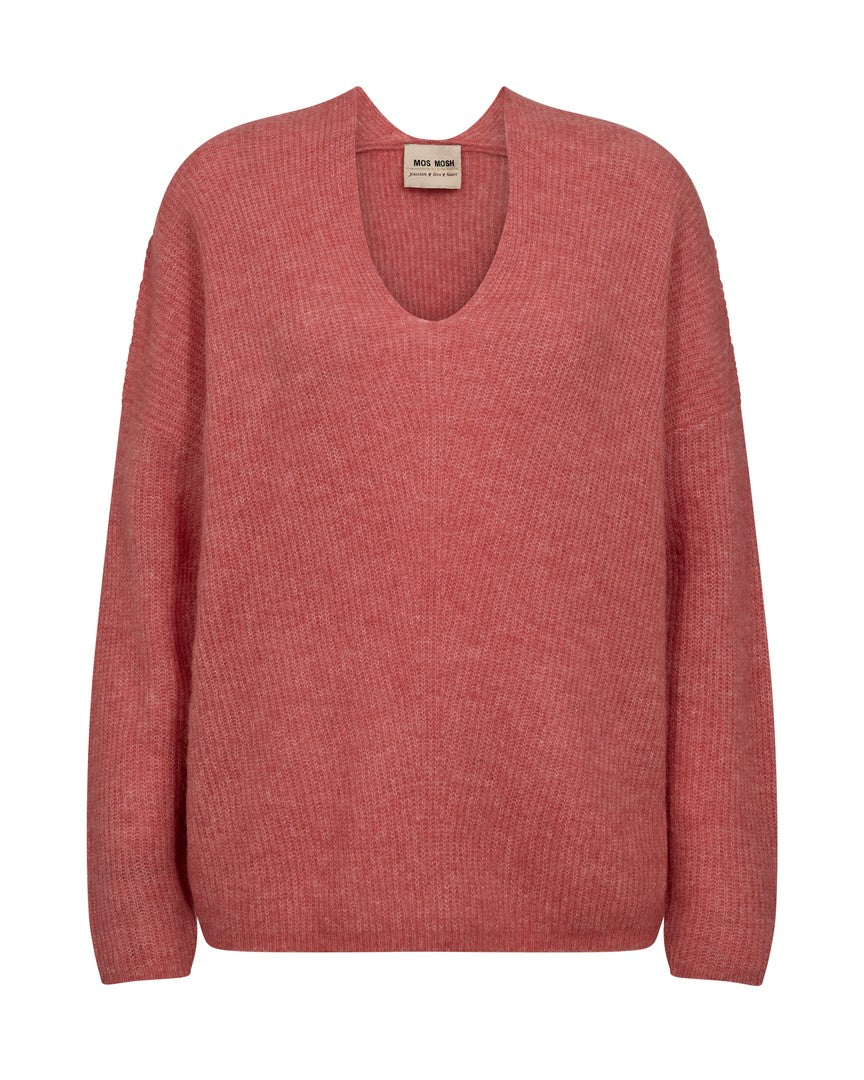 MMThora V-Neck Knit Faded Rose