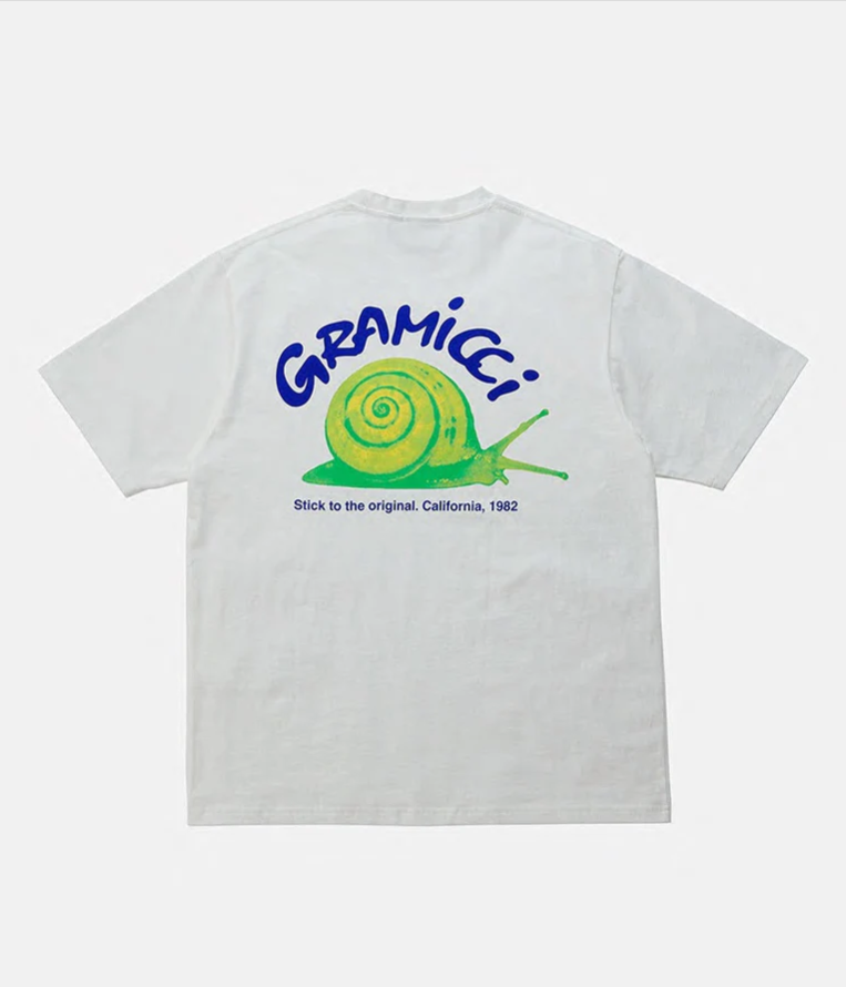 Snail tee white