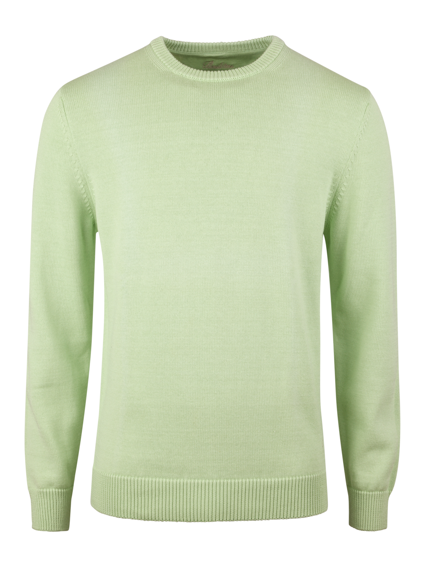 Light Green Crew Neck Sweater Organic Cotton