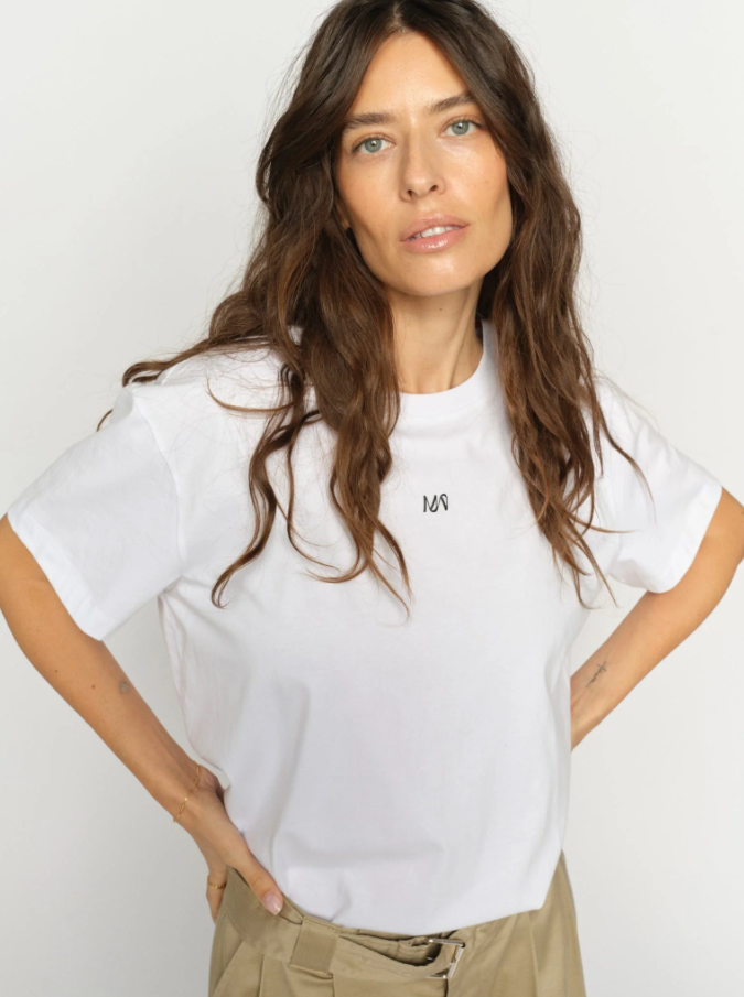 Mmlail O-Sscherry Tee White