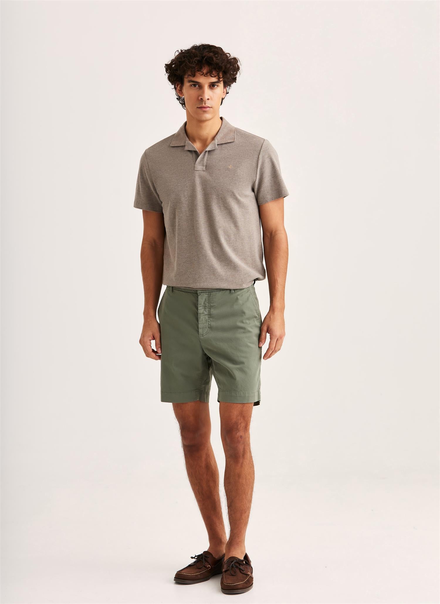 Jeffrey Summer Chino Shorts 7" Olive