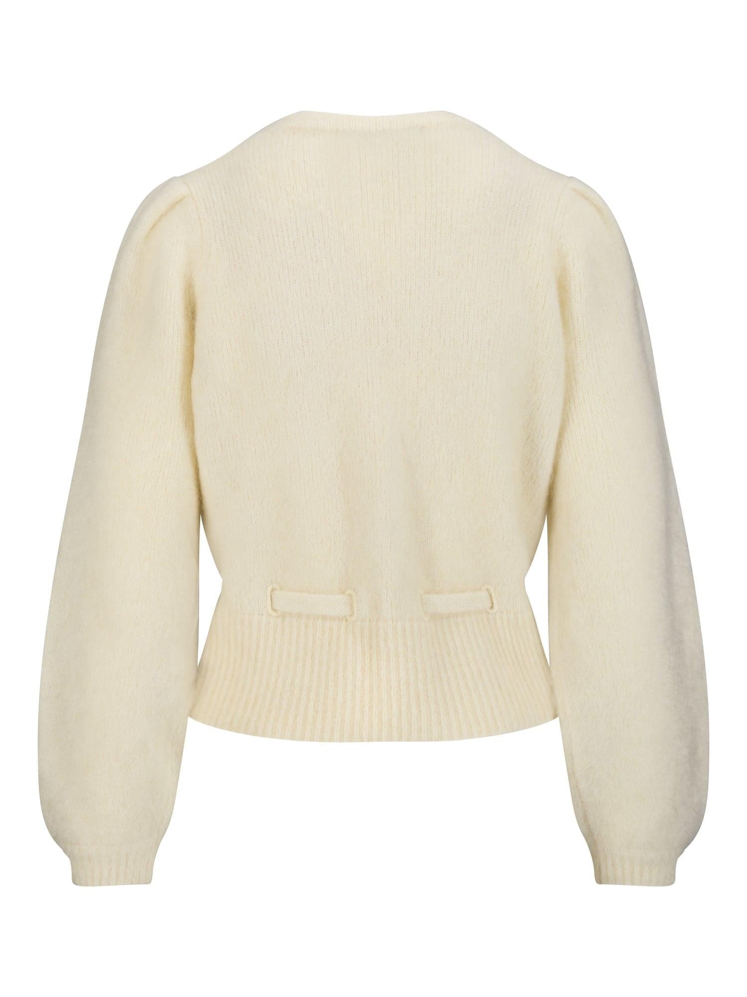 Malin Chunky Cardigan Bright White
