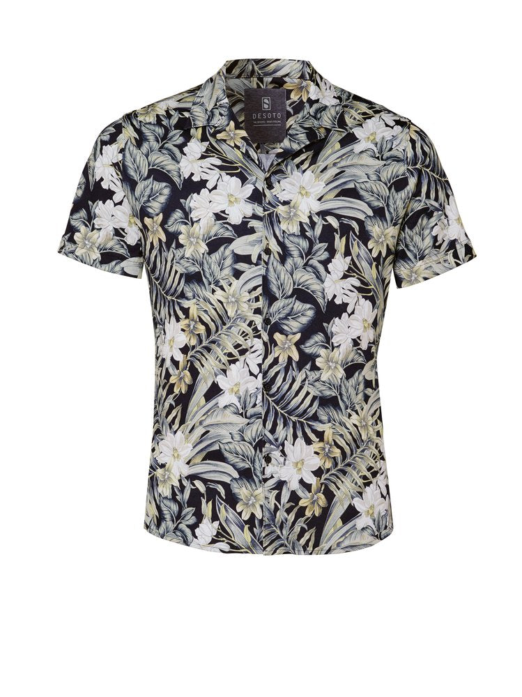 Casual Lido 1/2 Pastel Green Flowers