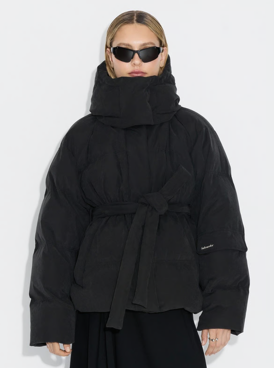 Steilia Brushed Down Jkt Black