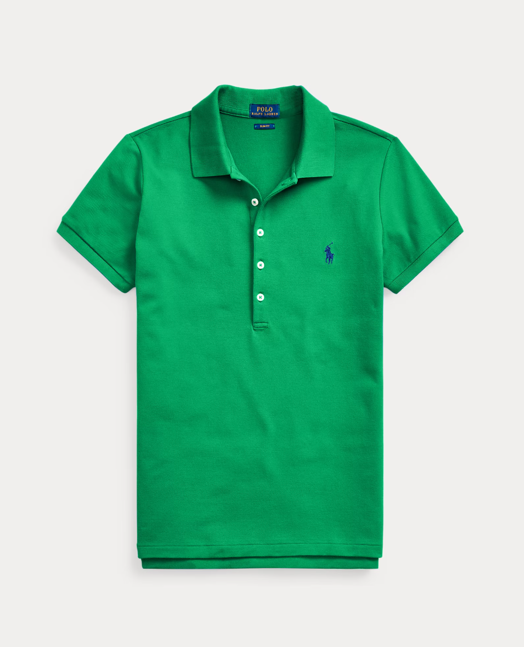 Julie Polo-Slim-Short Sleeve Green