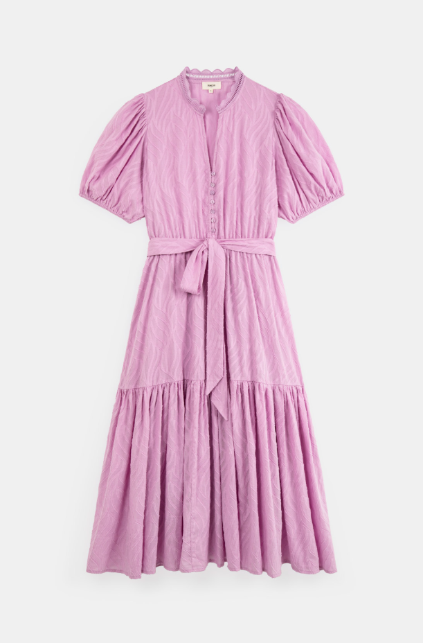Woven Robe Carla Mauve