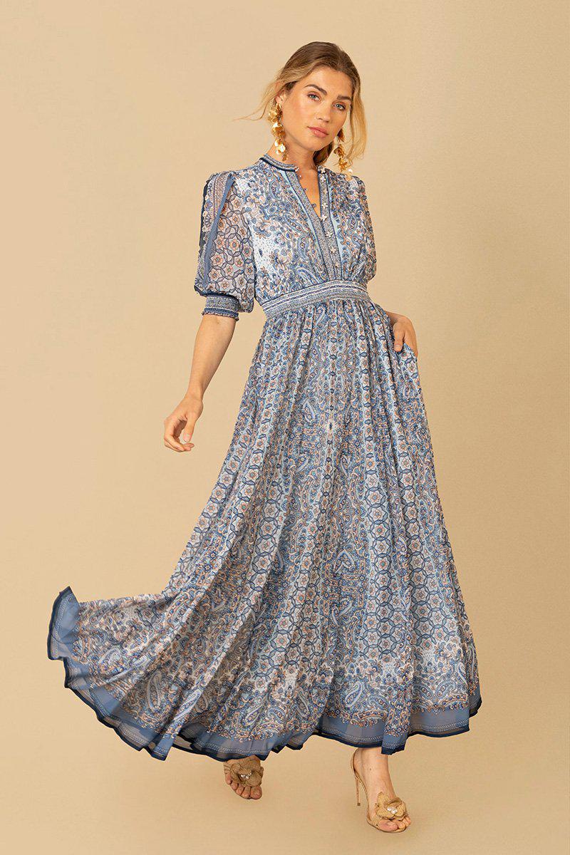 Ellison Maxi dress - Blue