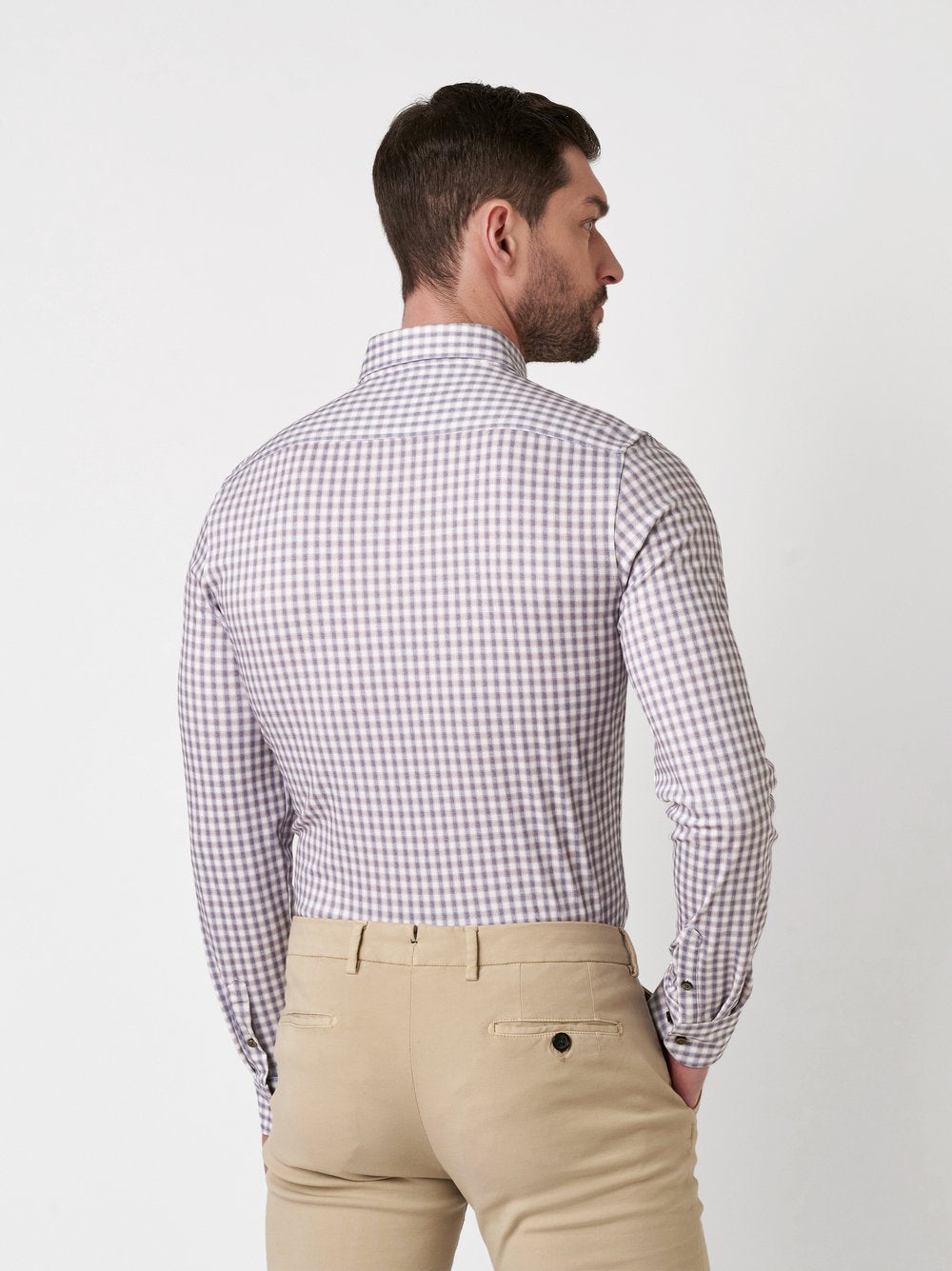 Luxury BD Brown White Check