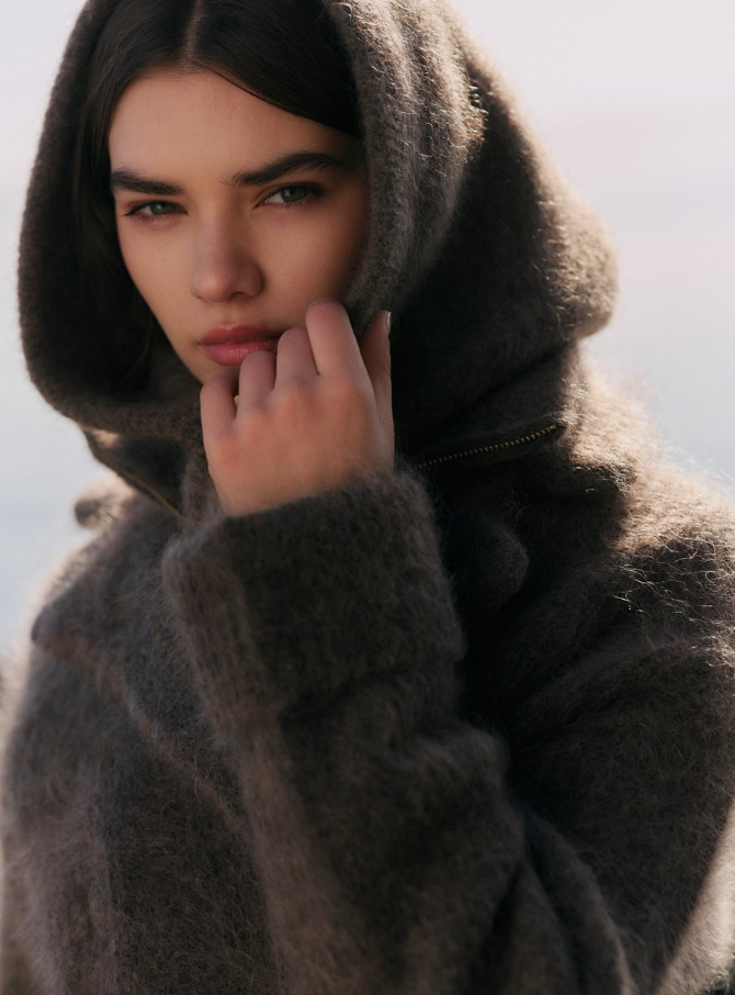 Kajsa Chunky Balaclava Dark Brown