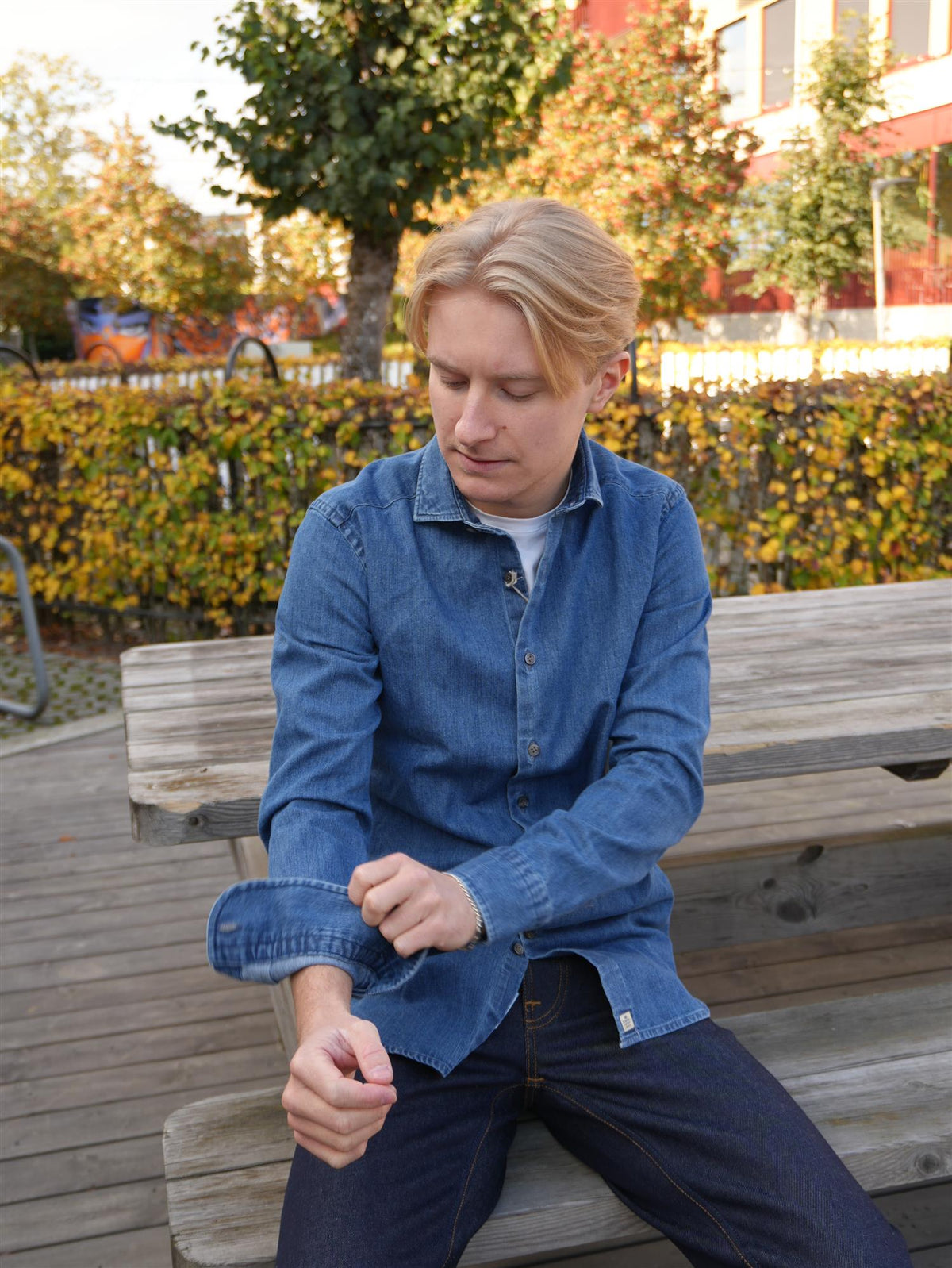 Denim Shirt Regular PW5140 Blue