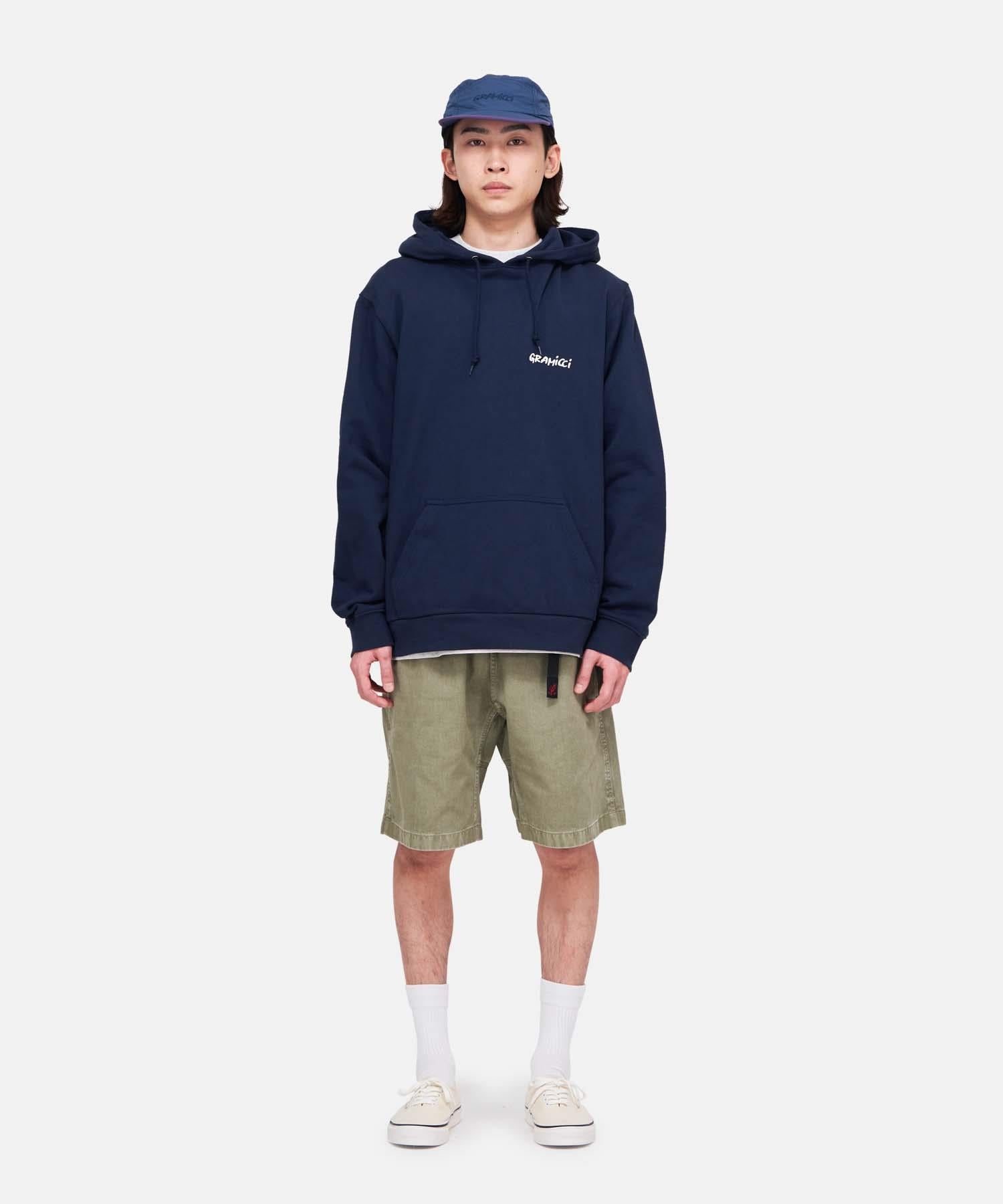 Pigment dye ground shorts herb pigment