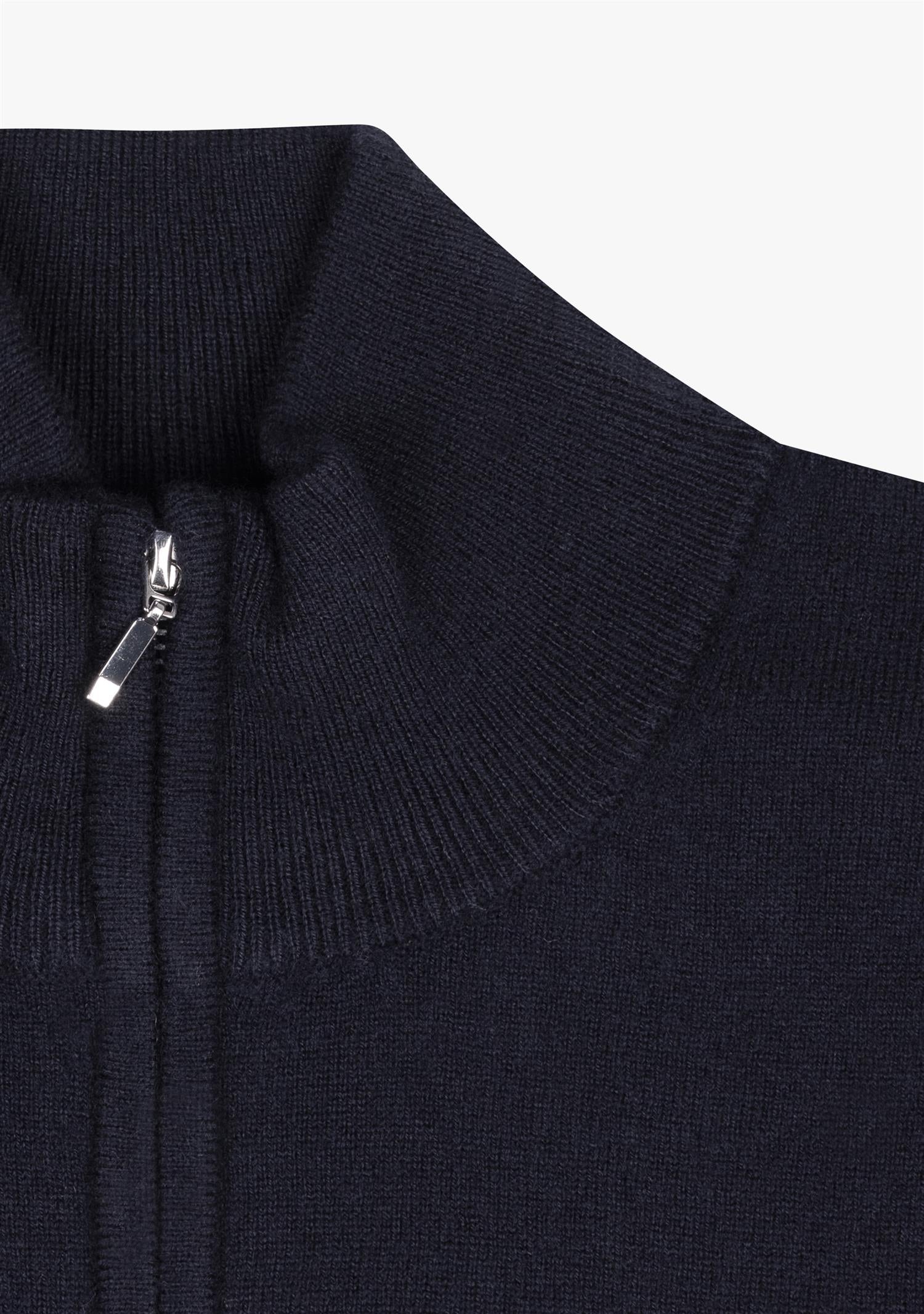 Ralph Full Zip Sweater Navy