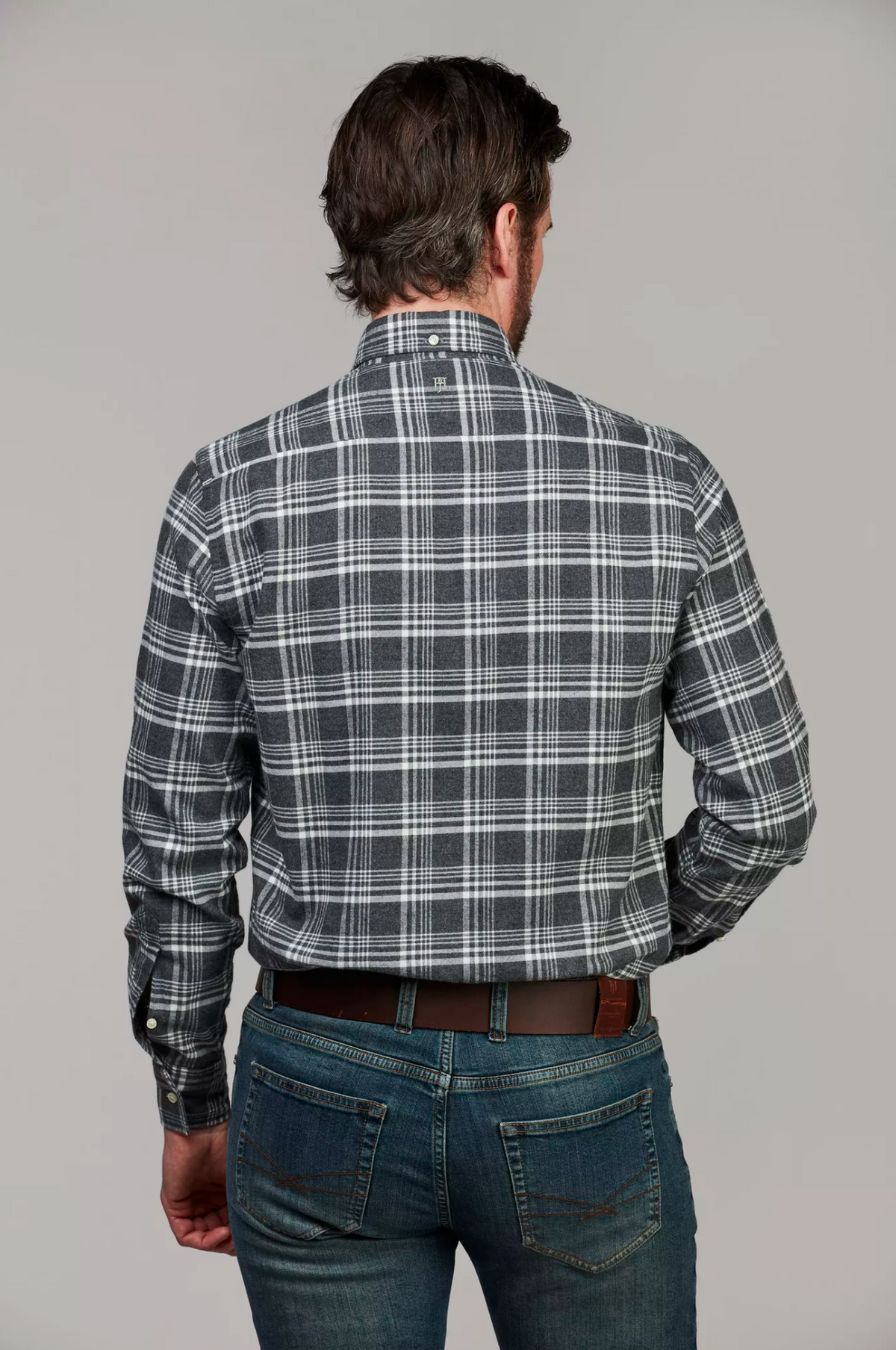 Sam Check Flanel Shirt Grey