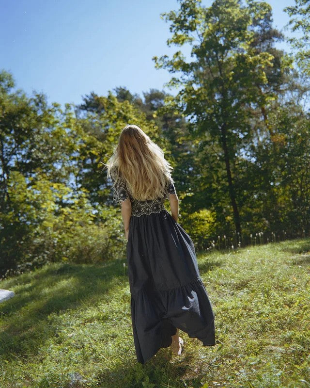 Borderie Anglaise Maxi Dress SS26