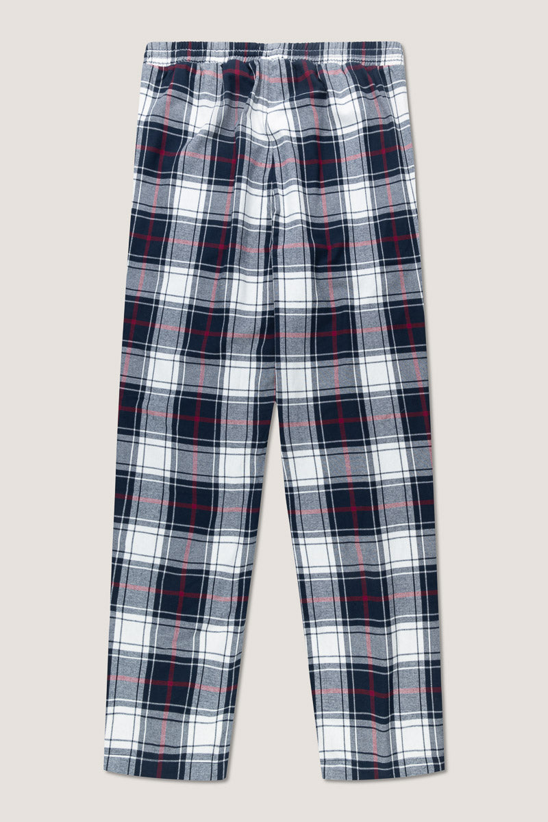 Pj Pant Cream plaid