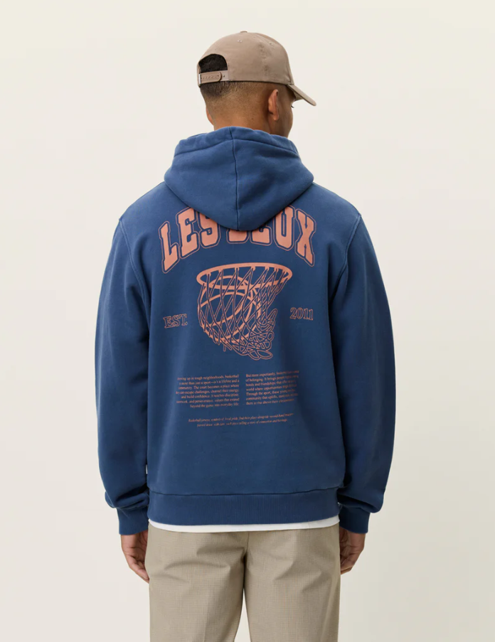 Brady Hoop Hoodie Dark Denim