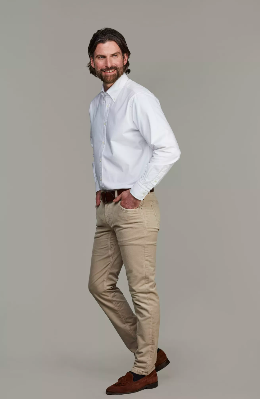 5-PKT CUT'N SEW TWILL CORD BEIGE