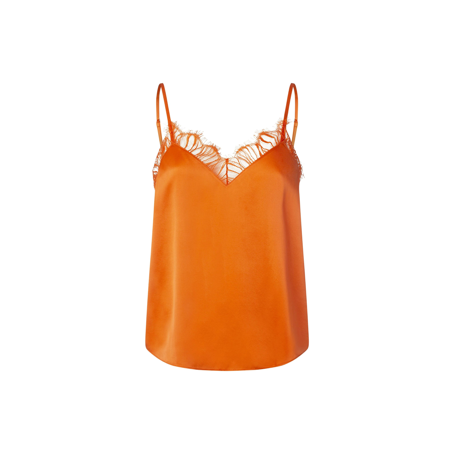 LACE TOP-ORANGE