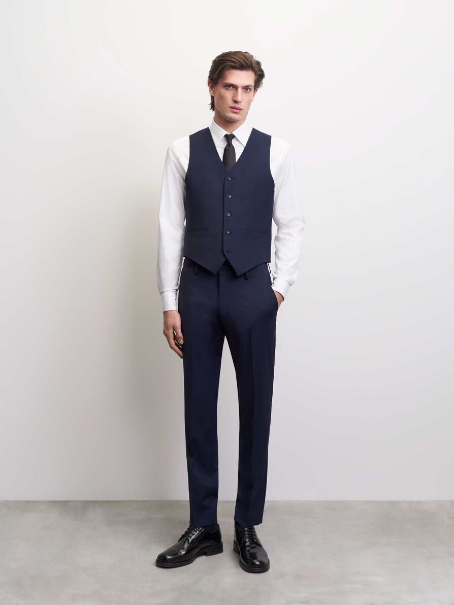 WAYDE WAISTCOAT Royal Blue