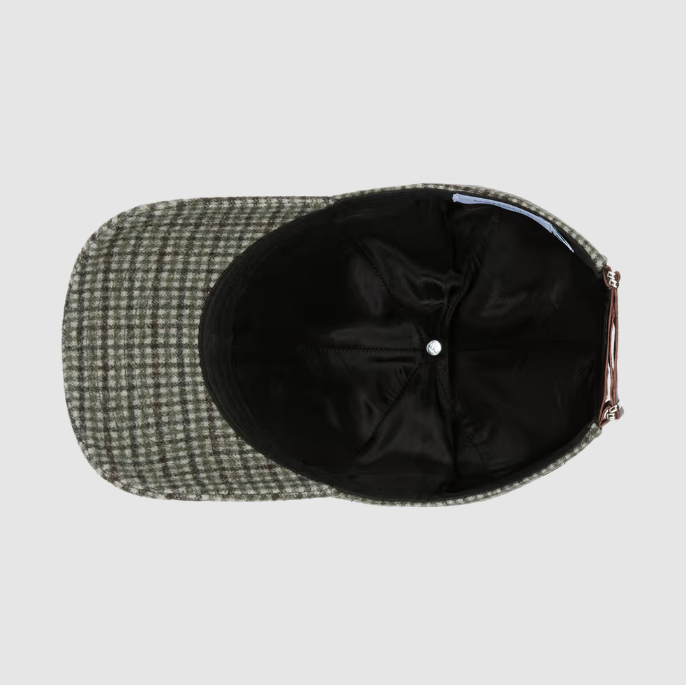 Legacy Structured Wool Mohair Checker Olive
