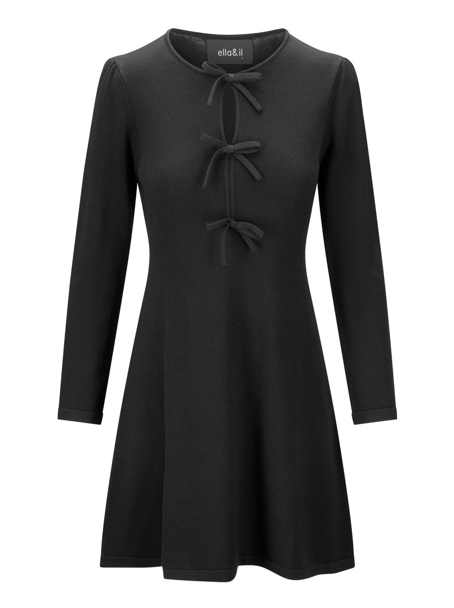 Dora Merino Dress Black