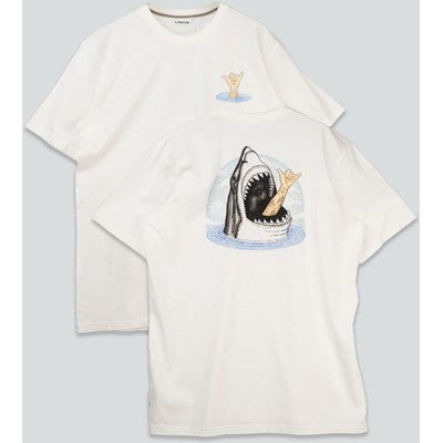 Back Attack T-shirt Star White