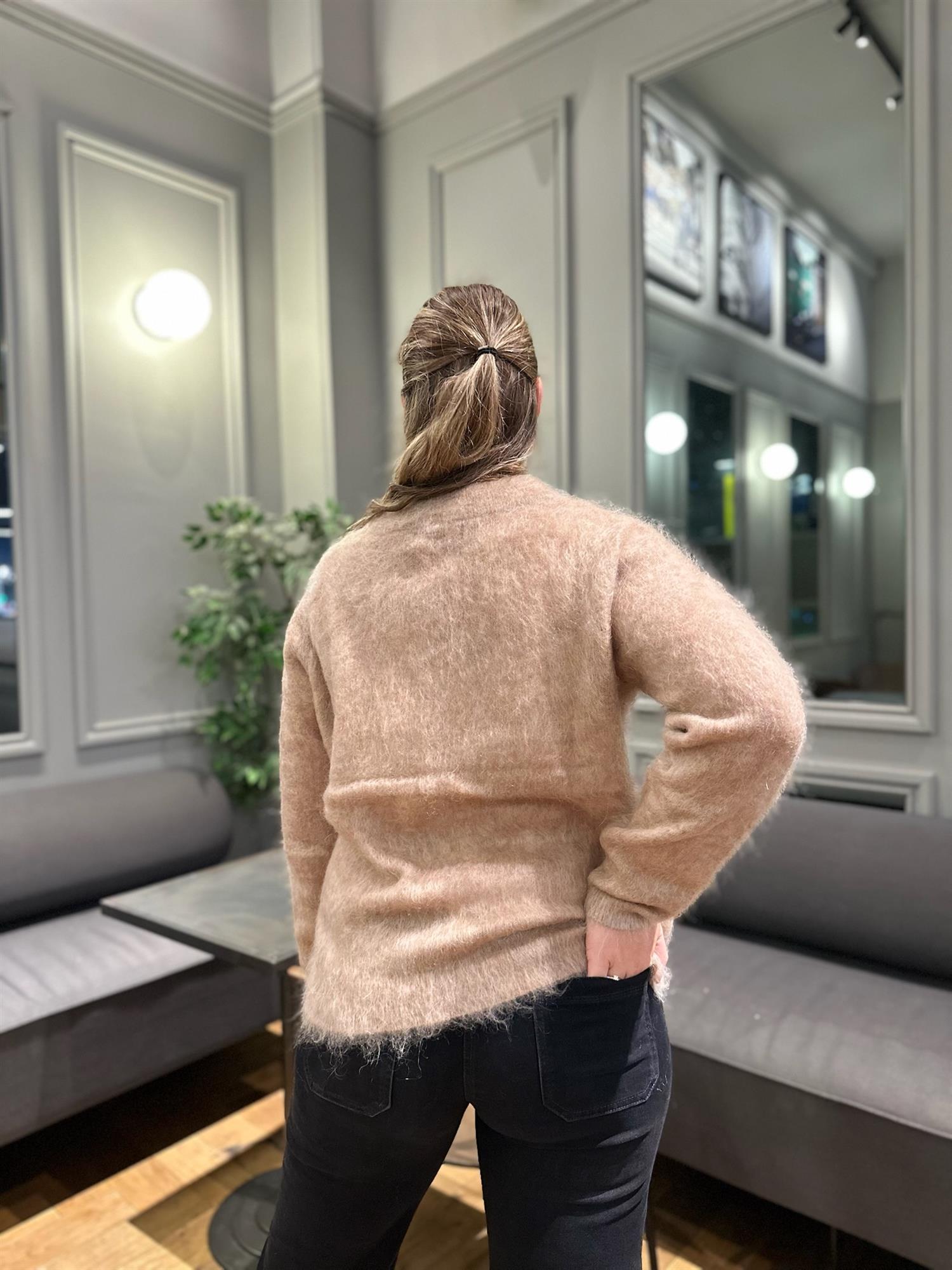 Nora Mohair Pullover Camel