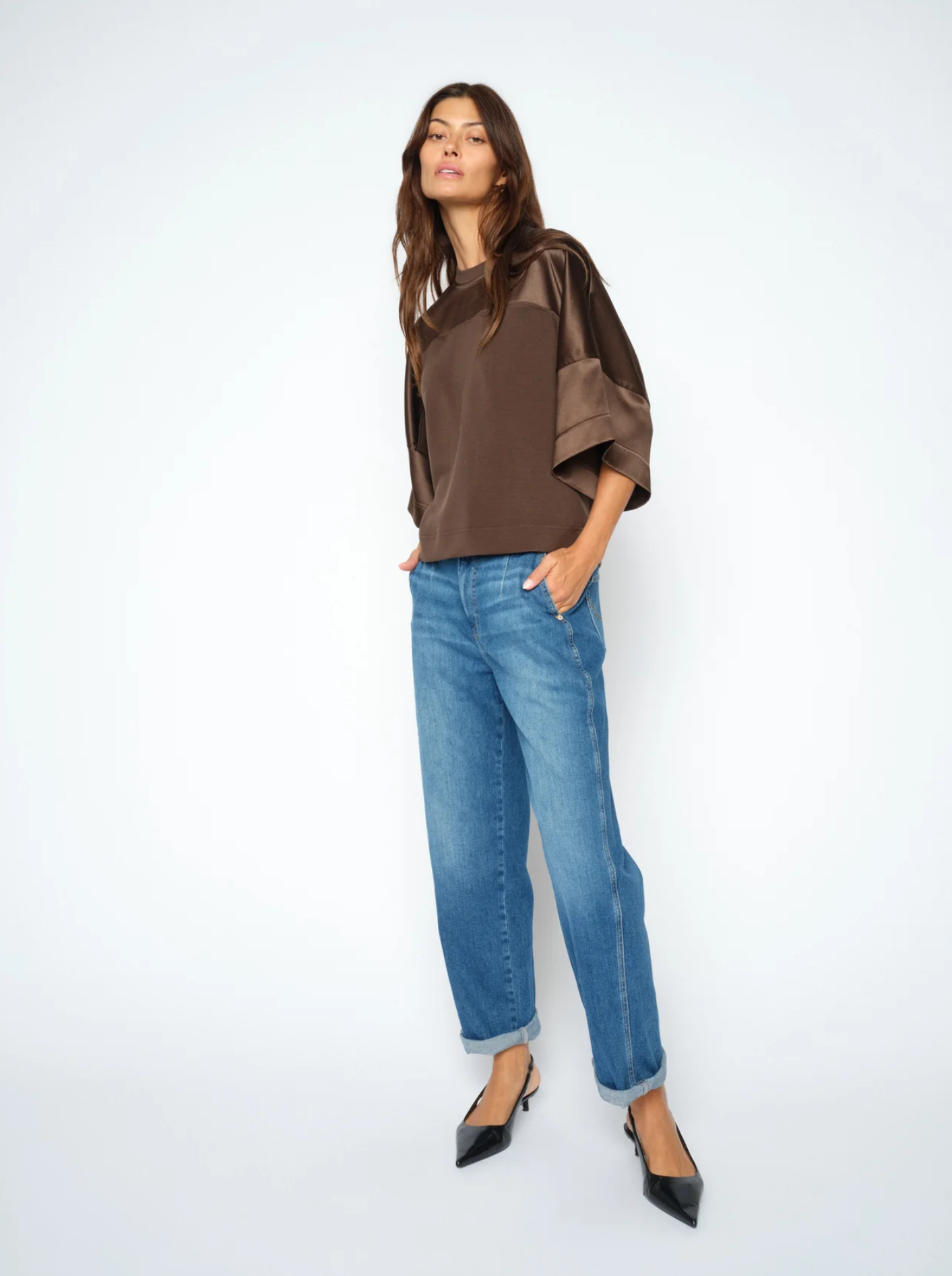 Mmsandie Comfort Jeans Blue