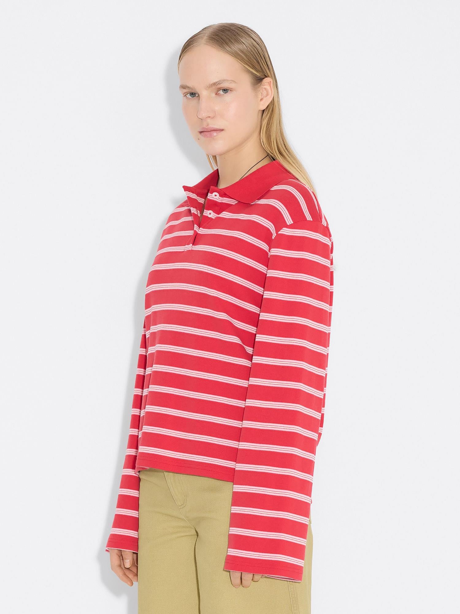 Sunny Polo Red Stripe