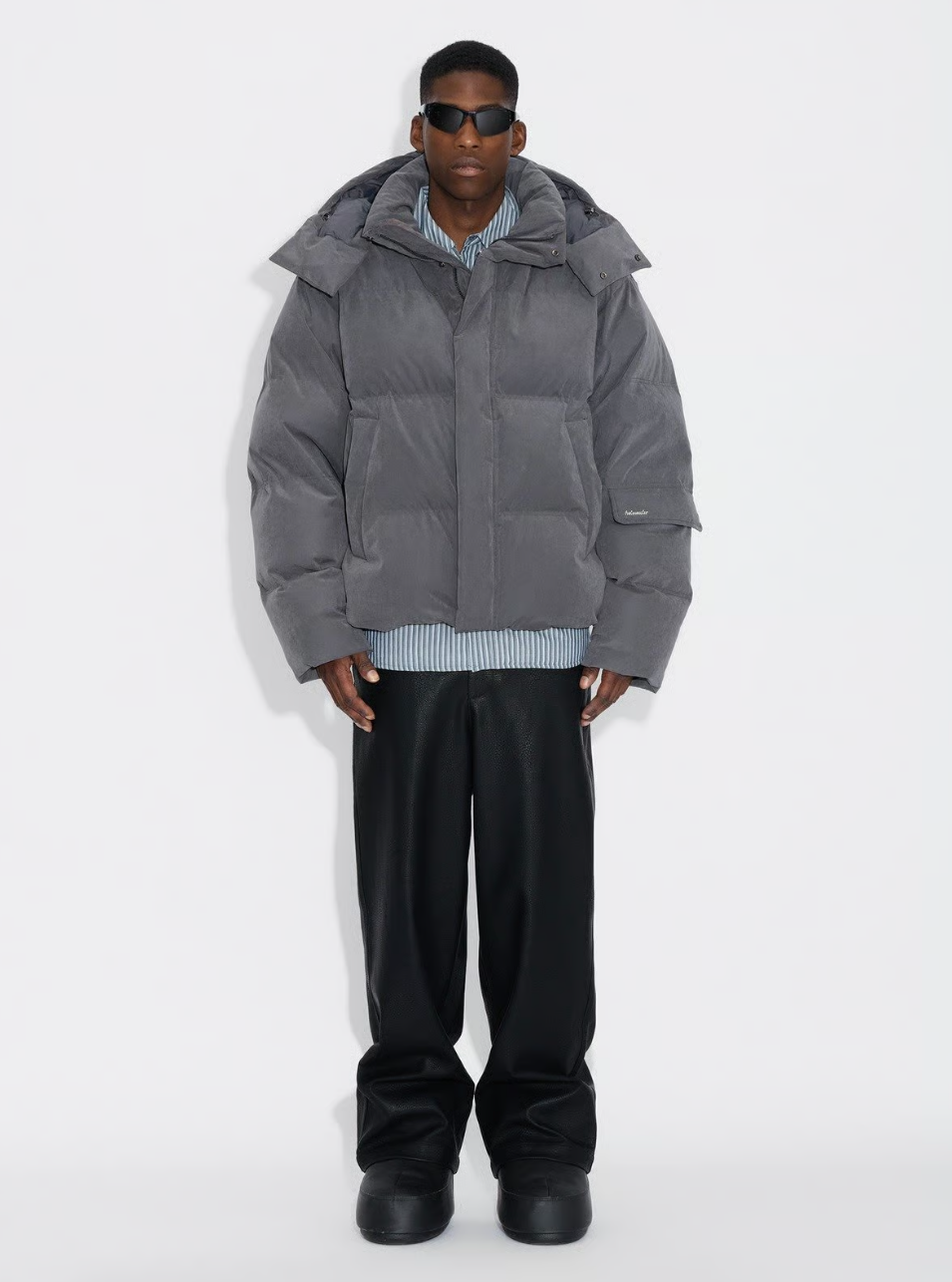 Narvik Brushed Down Jacket Grey