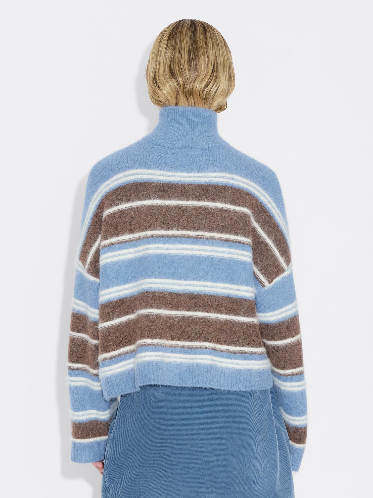Tine Stripe Cardigan - Blue Stripe