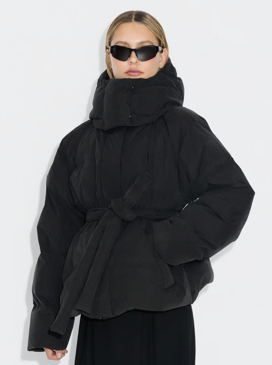 Steilia Brushed Down Jkt Black