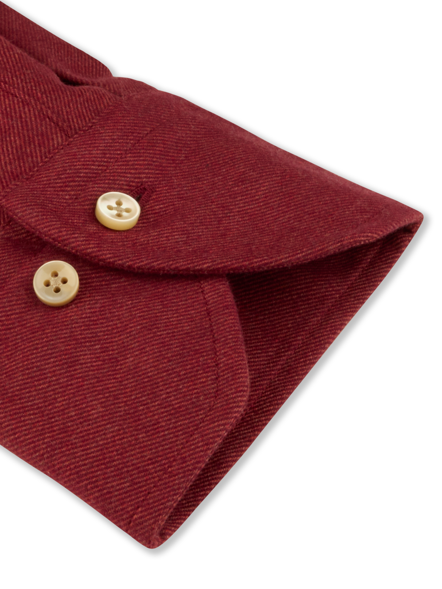 Flannel Regular Shirt Dark Red