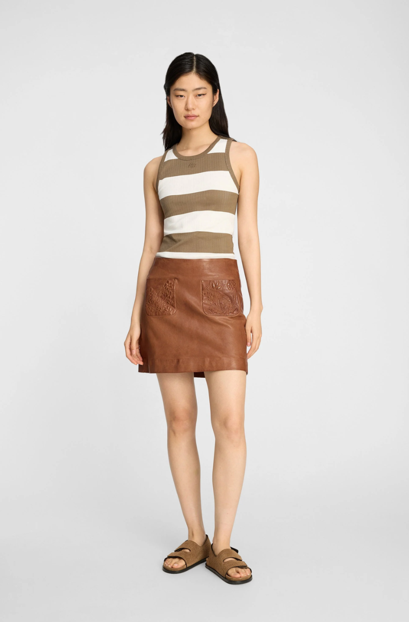 Tezza Stripe Mocca